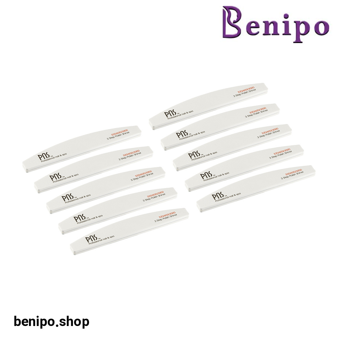 پولیش ناخن 320-600-3000 بسته 10 عددی