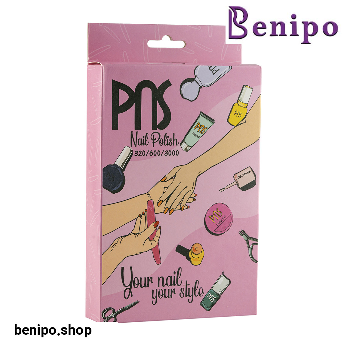 پولیش ناخن 320-600-3000 بسته 12 عددی