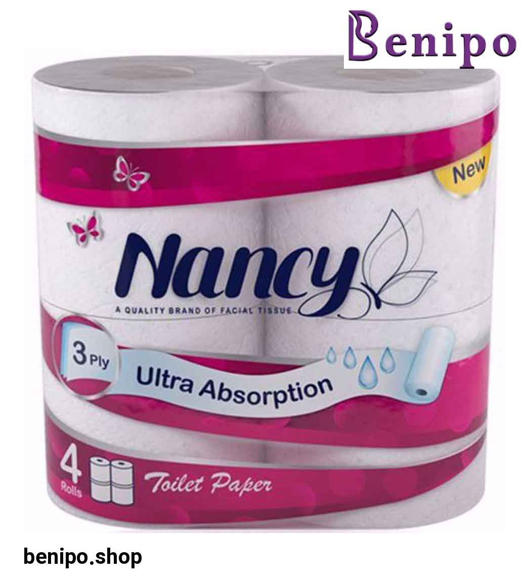 دستمال توالت 4 قلو پی تی پی