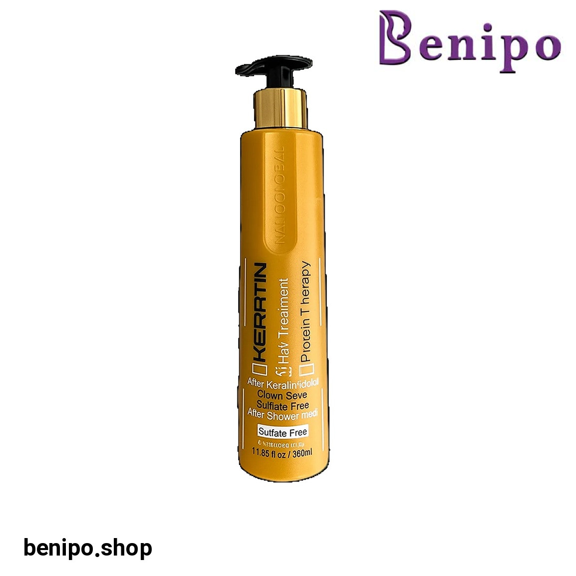 کرم مو  مدل بعد کراتین طلایی حجم 1000 میلی لیتر