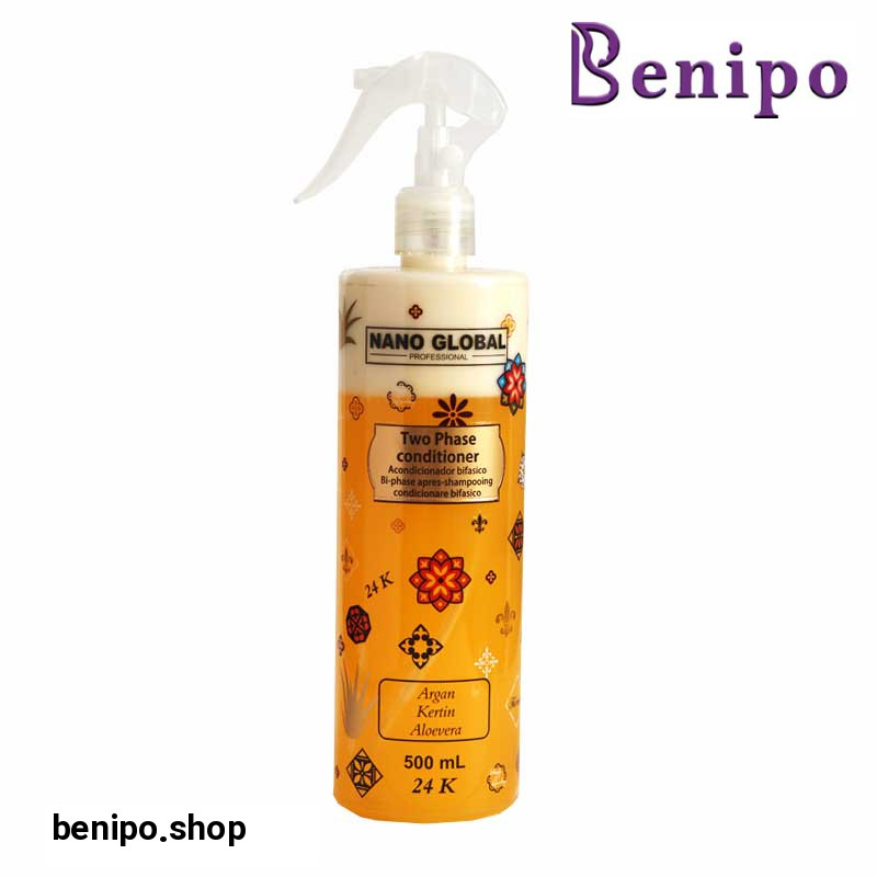 اسپری دوفاز ترمیم کننده و مغذی مو 500میل