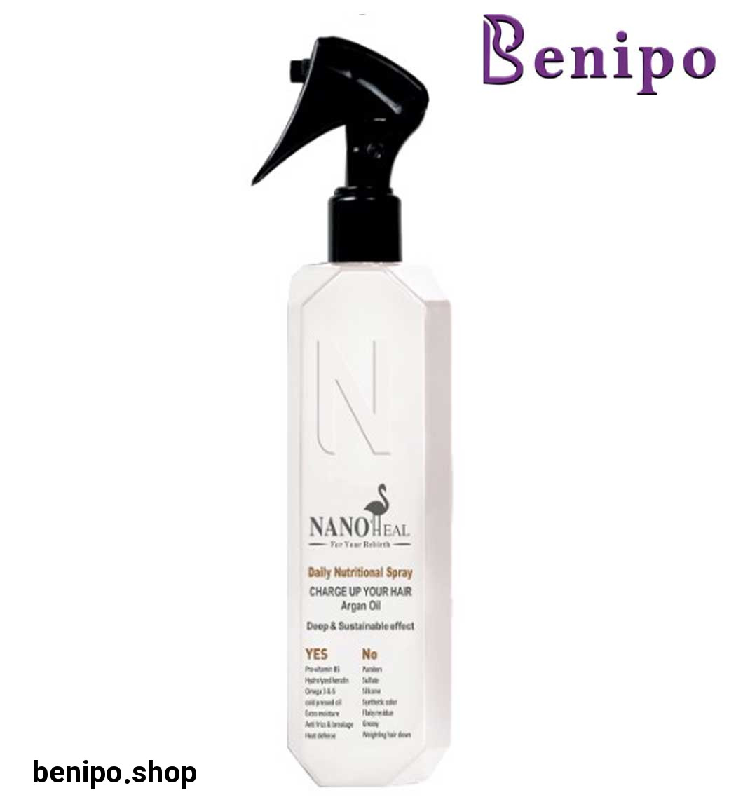 اسپری مو آبرسان و پروتئین رسان حاوی روغن آرگان حجم 270 میل