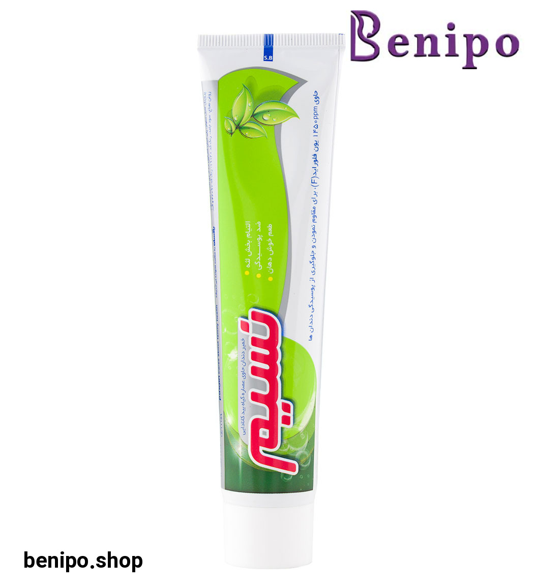 خمیر دندان حاوی عصاره گیاه بید کانادایی 100میل