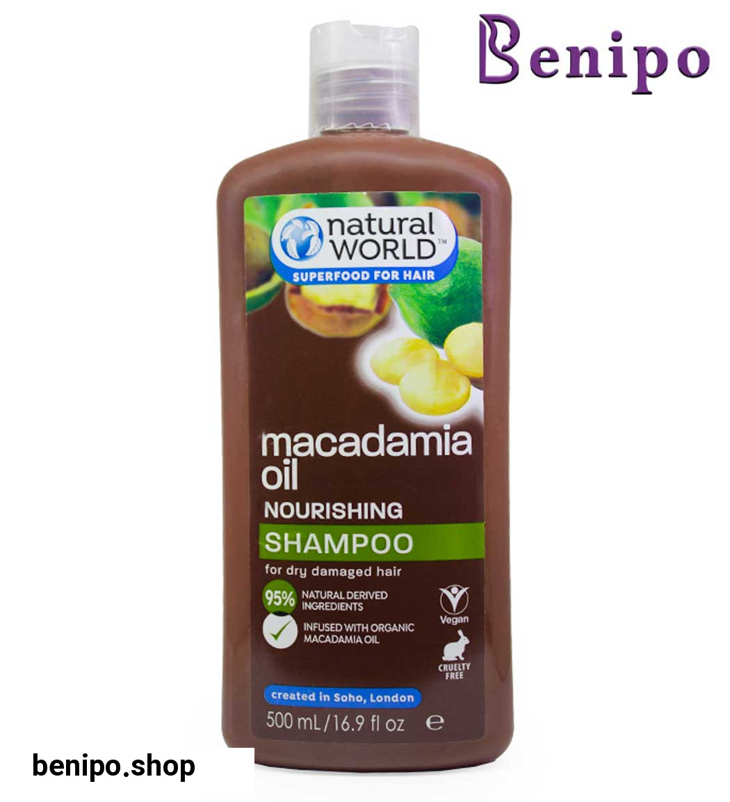 شامپو روغن ماکادمیا حجم 500 میل