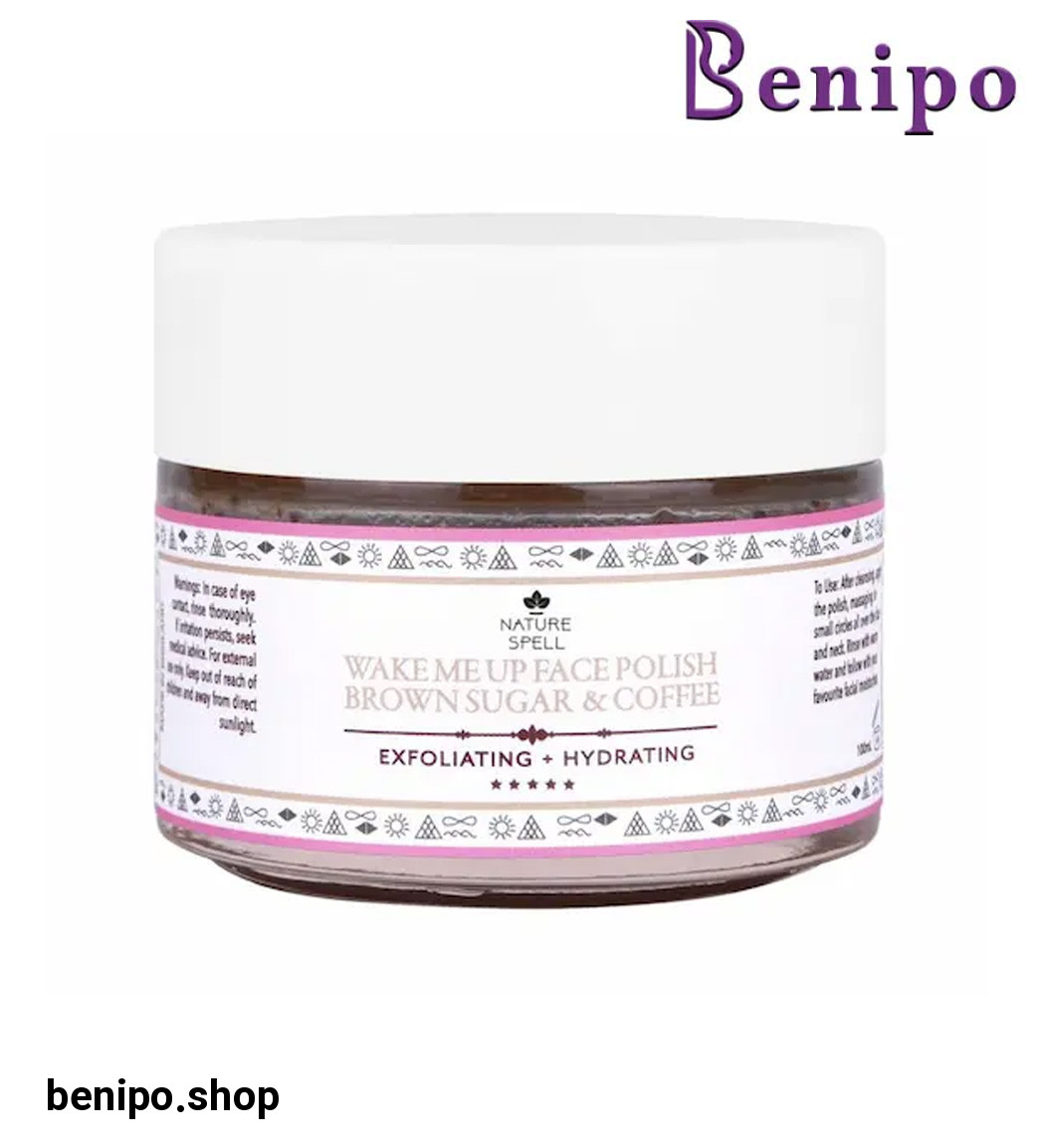 اسکراب صورت شکر قهوه ای و قهوه حجم 100 میلی لیتر