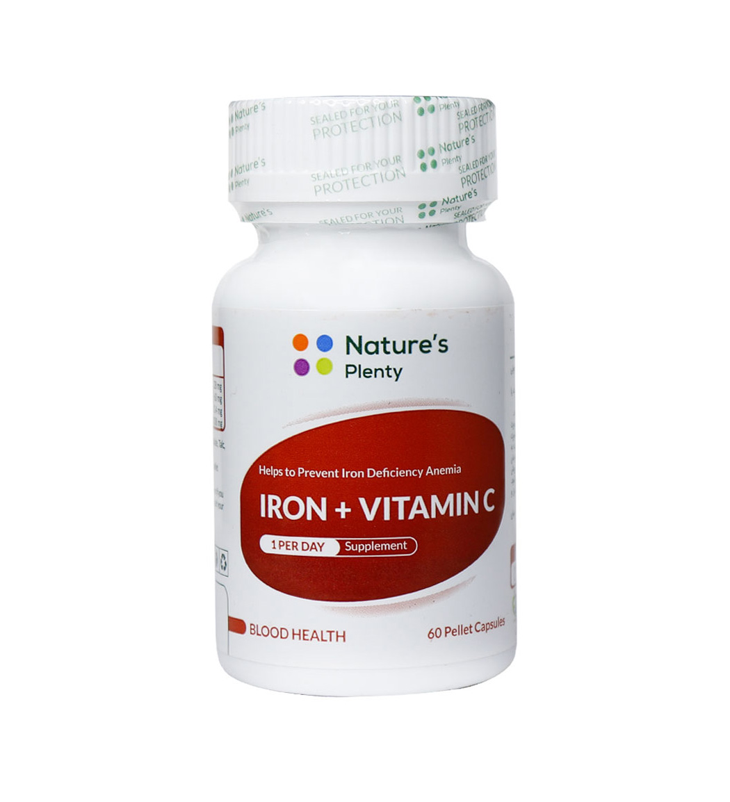 قرص آیرون ویتامین ث بسته 60 عددی