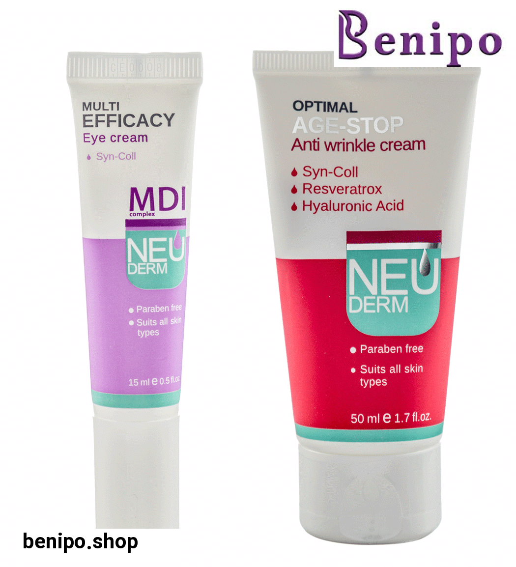 پک کرم ضد چروک فاقد پارابن و کرم دور چشم مولتی افیکیسی