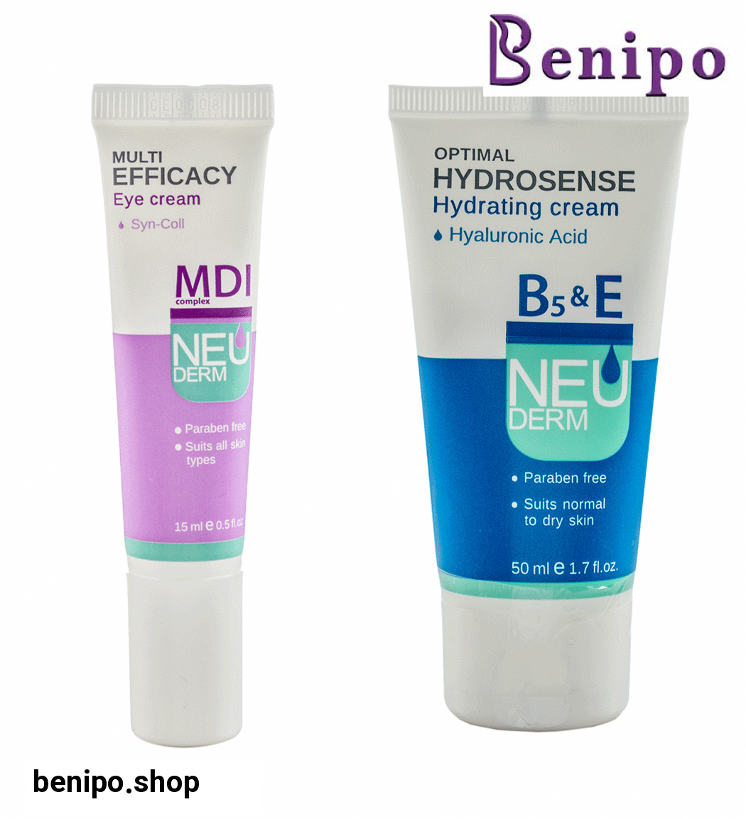 پک کرم مرطوب کننده اپتیمال هیدروسنس 50 میل و کرم دور چشم مولتی افیکیسی