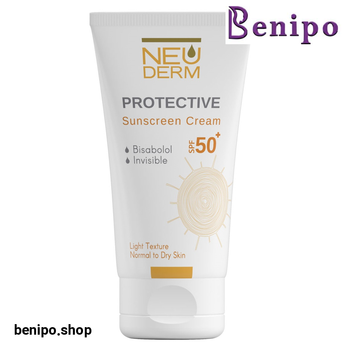 کرم ضد آفتاب فاقد رنگ اس پی اف 50 برای پوست های نرمال و خشک حجم 50 میلی لیتر
