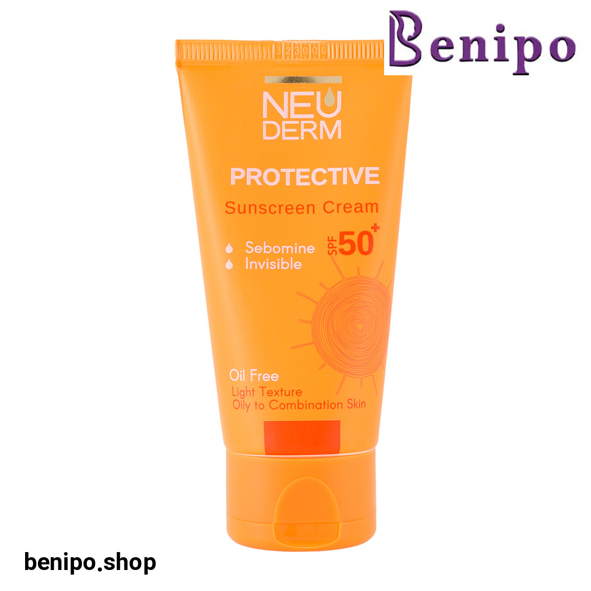 کرم ضد آفتاب بی رنگ مدل SPF+50 مناسب پوست چرب حجم 50 میلی لیتر