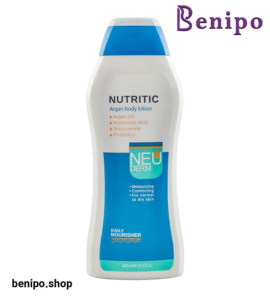 لوسیون بدن مدل نوتریتیک آرگان مناسب پوست نرمال و خشک 400 میلی متر