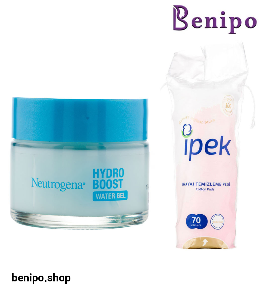پک پد آرایش پاک کن ایپک 70 عددی به همراه واتر ژل آبرسان صورت حجم 50 میل