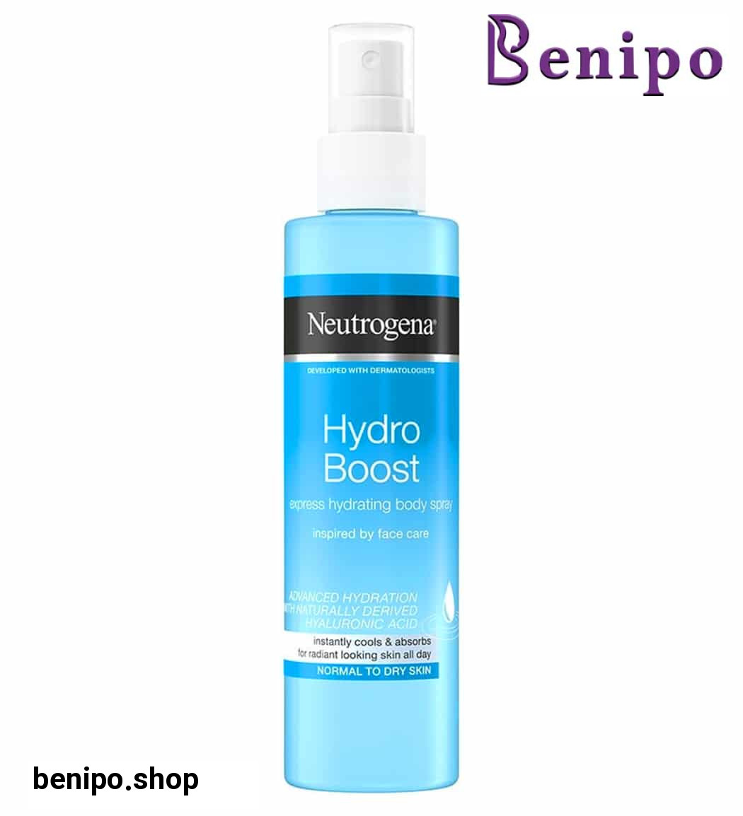 اسپری مرطوب کننده صورت و بدن مناسب پوست های معمولی تا خشک حجم 200 میل