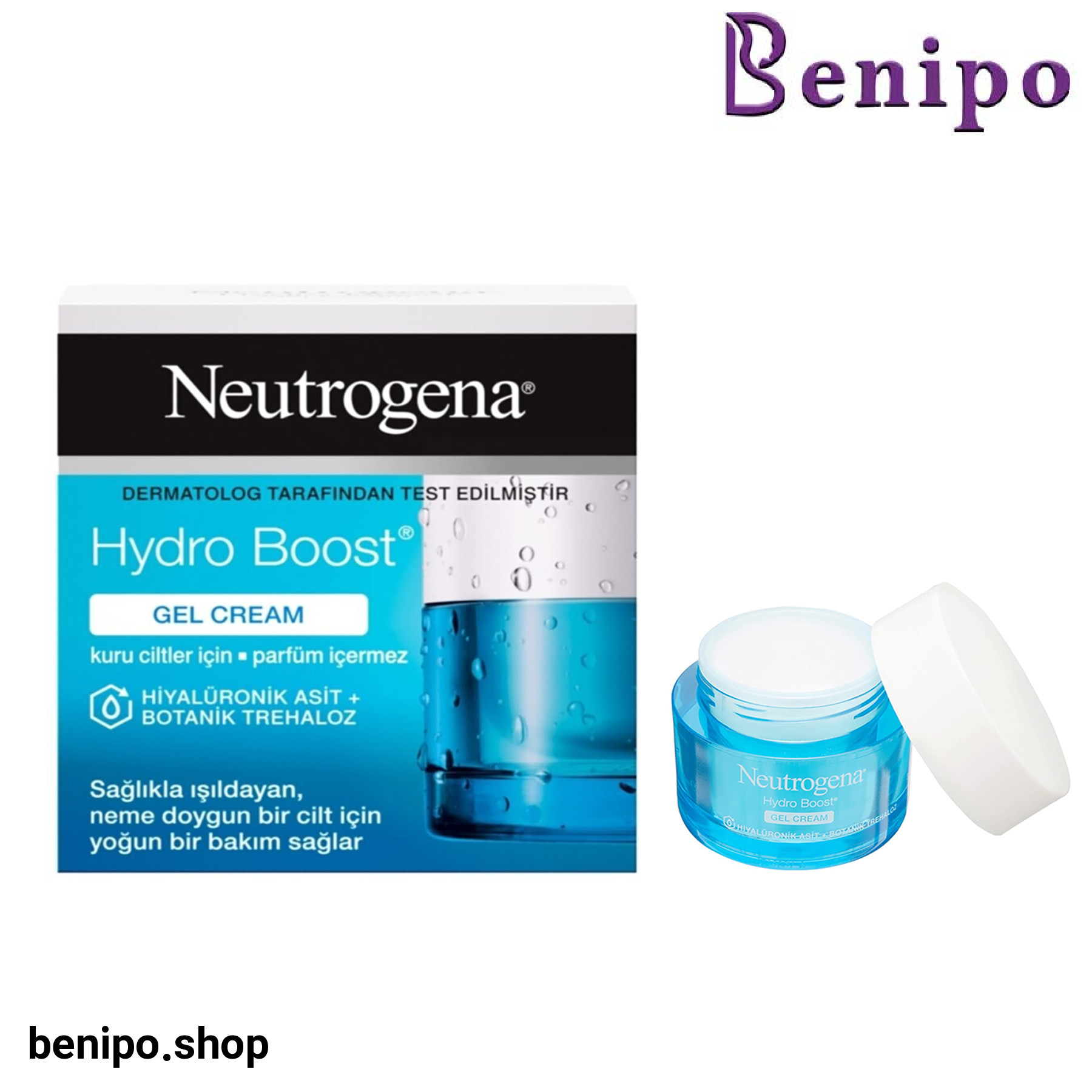 ژل کرم آبرسان صورت مدل Hydra Boost حجم 50میل