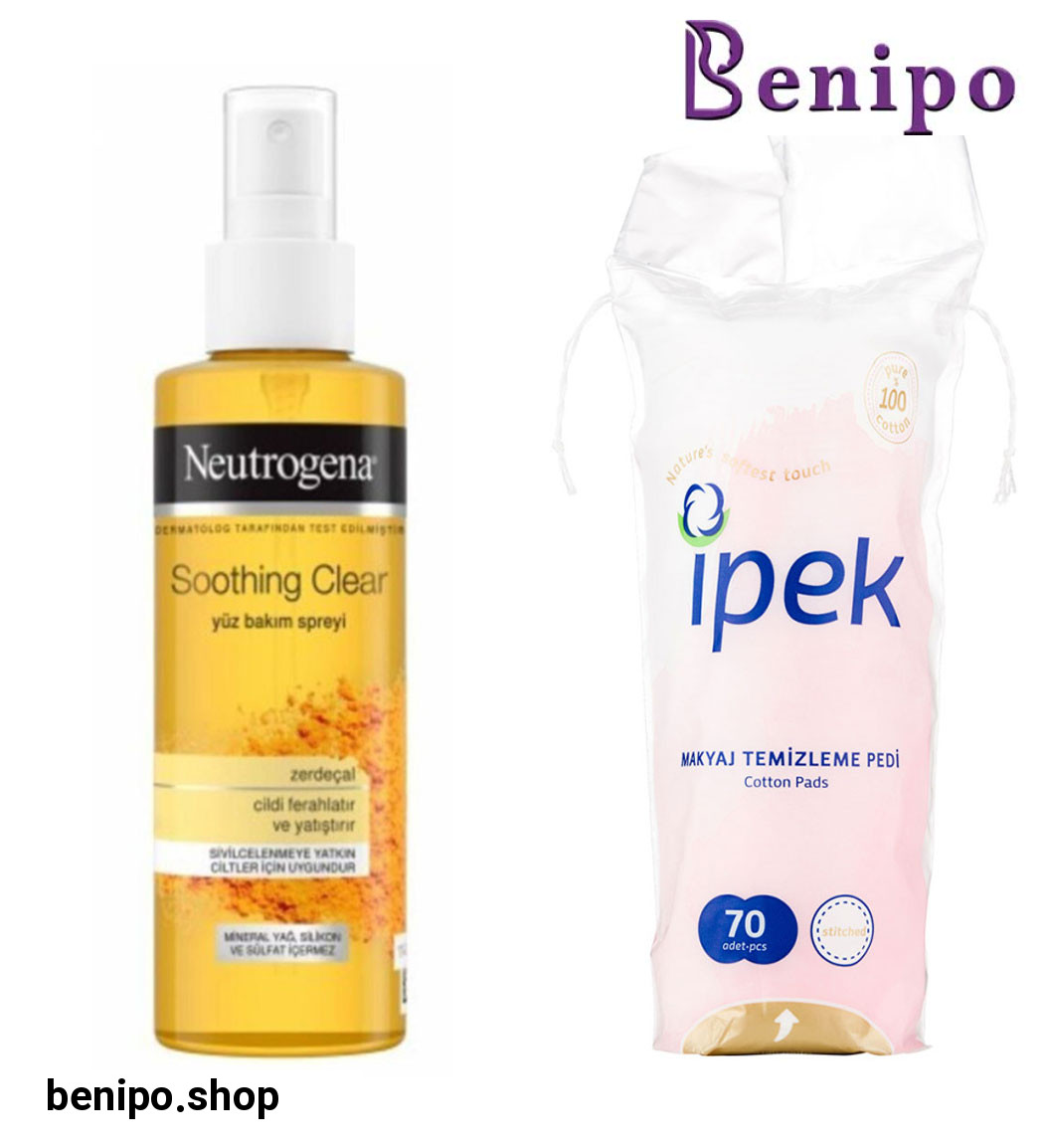 پک 2 عددی پد آرایش پاک کن 70 عددی ایپک و تونیک شاداب کننده مناسب پوست های مستعد جوش و آکنه