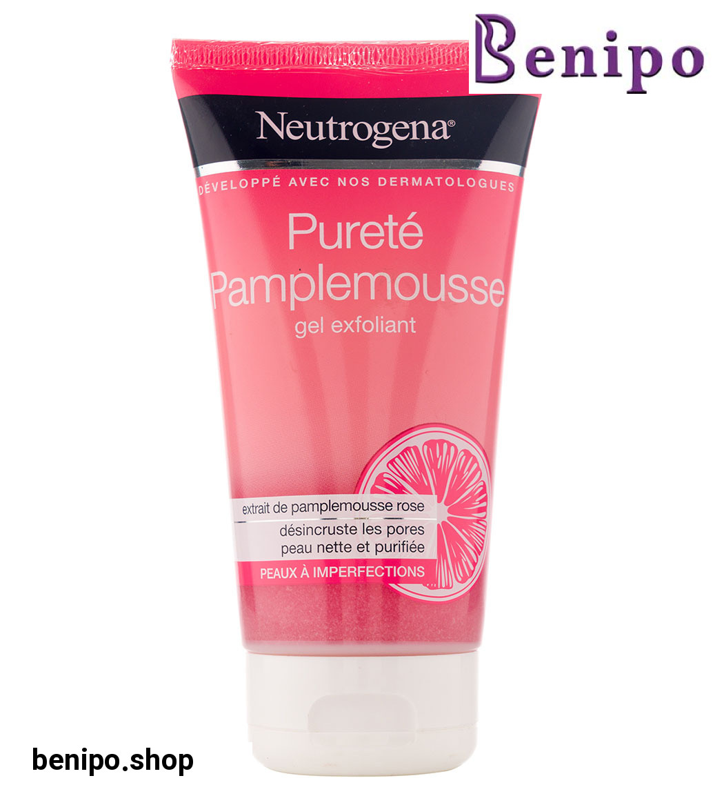 ژل لایه بردار صورت حاوی عصاره گریپ فروت مدل فرانسوی حجم 150 میلی لیتر