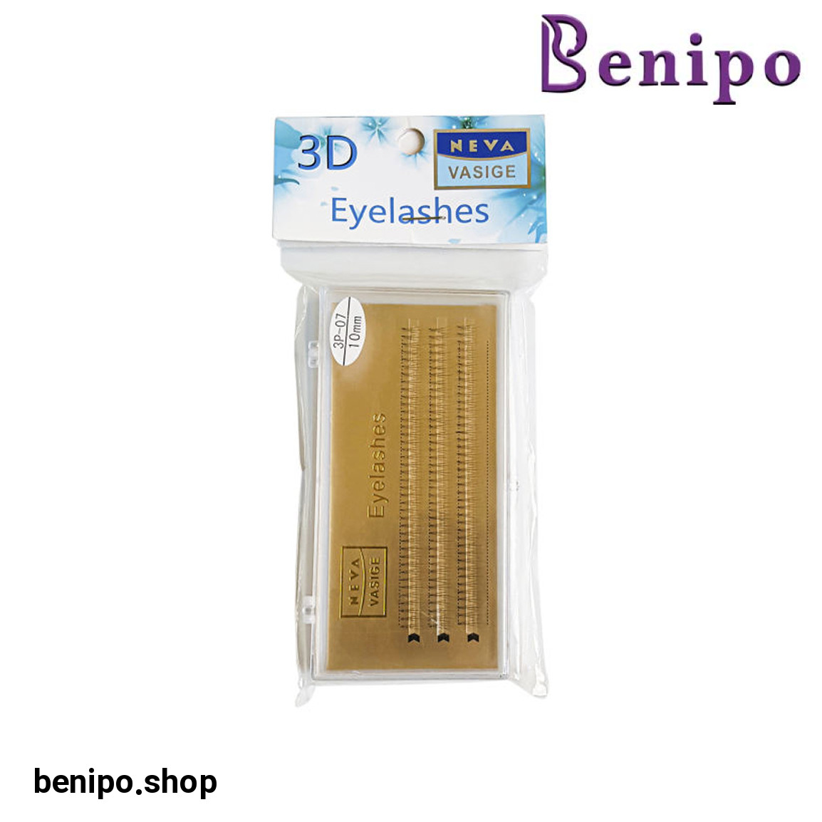 مژه مصنوعی مدل 3D 10mm