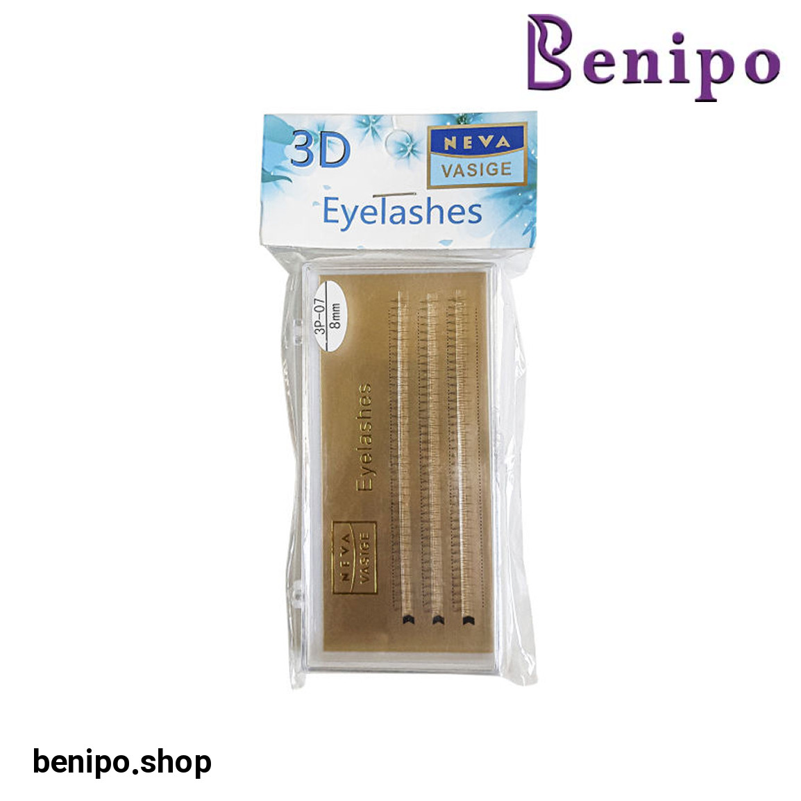 مژه مصنوعی مدل 3D 8mm