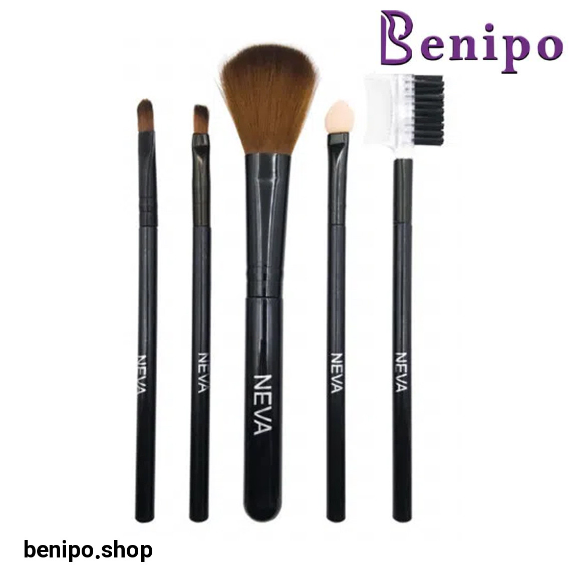 ست براش آرایشی مدل NB5-1 بسته 5 عددی