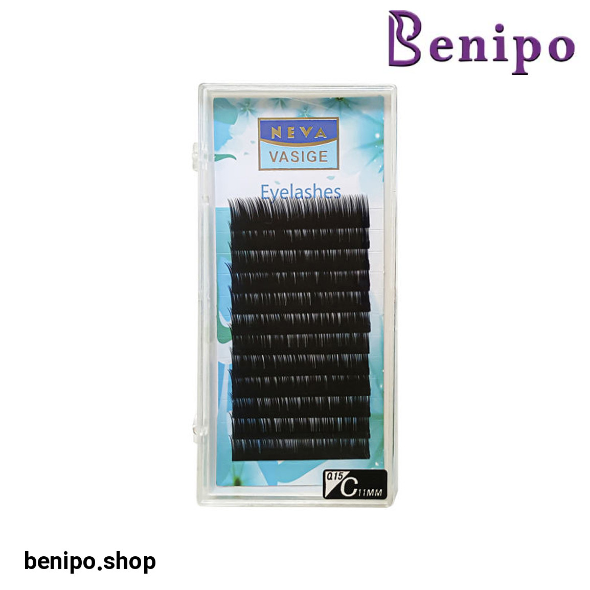 مژه مصنوعی مدل Q15 C11mm