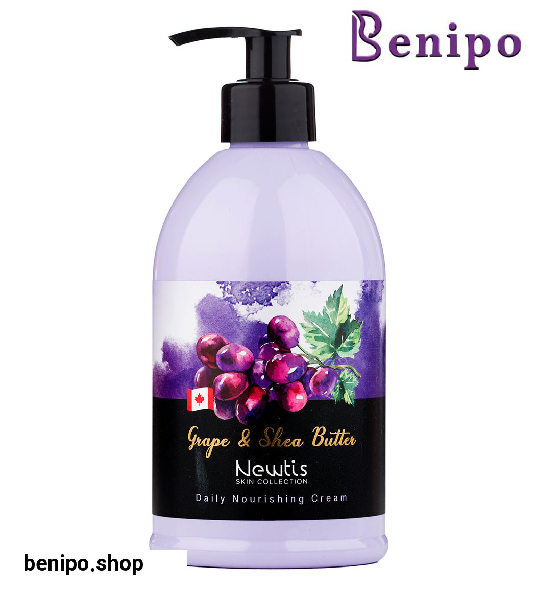 کرم مرطوب کننده پمپی انگور و شی باتر 500میل
