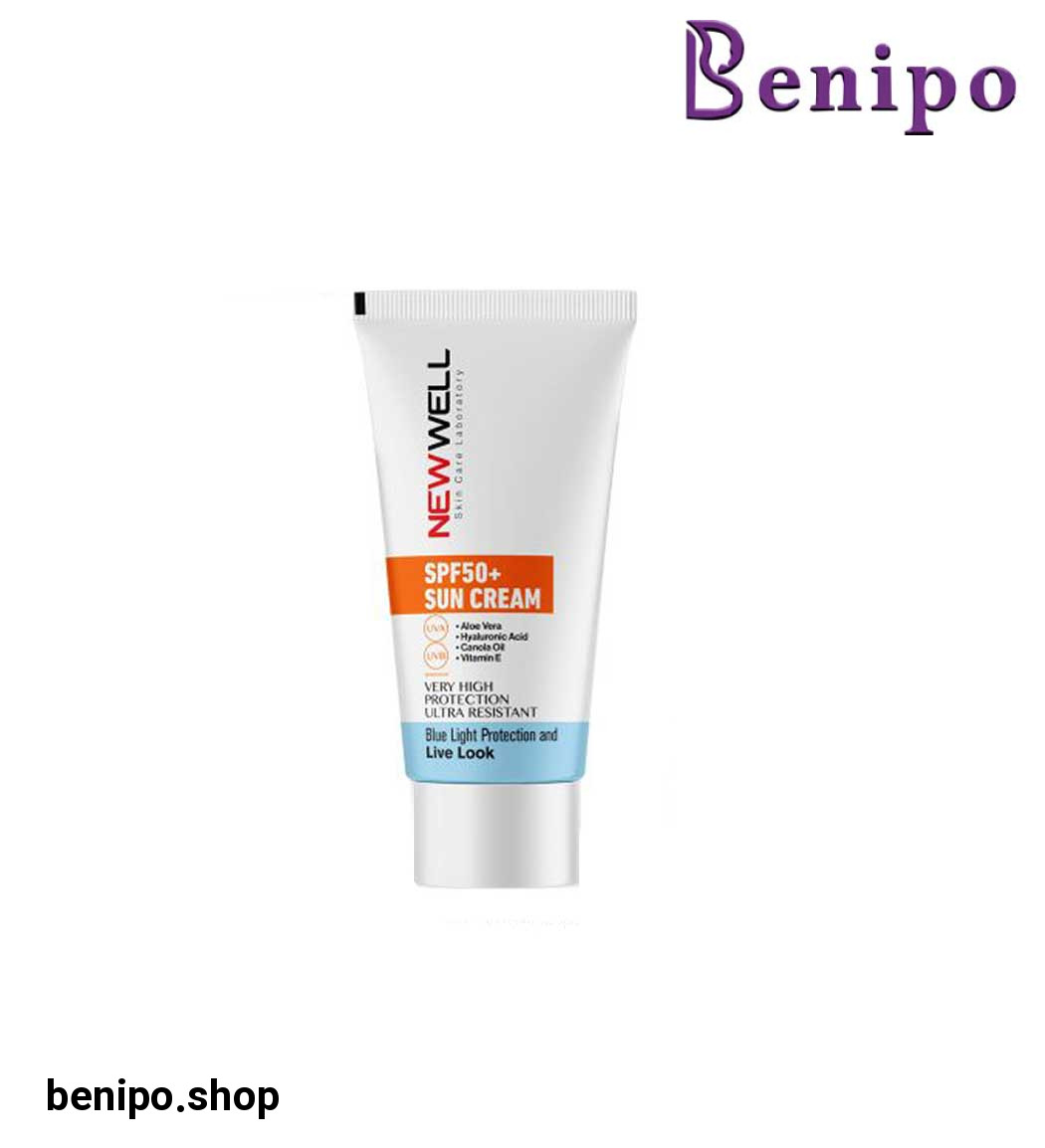 کرم ضد آفتاب و ضد لک دارای spf50 حجم 50 میل