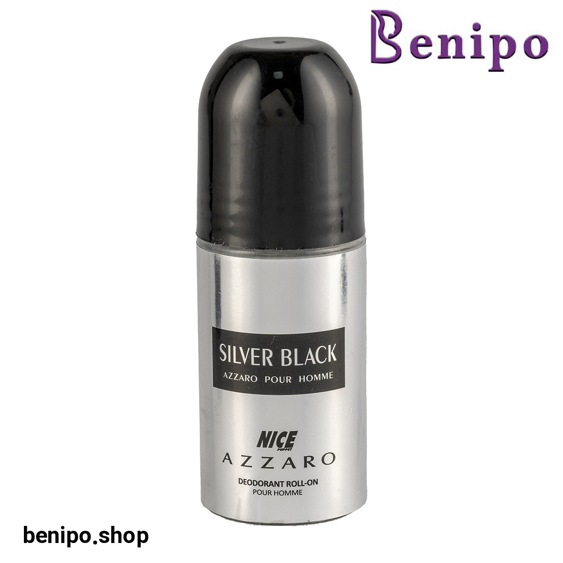 رول ضد تعریق مردانه مدل Azzaro silver black حجم 60 میلی لیتر