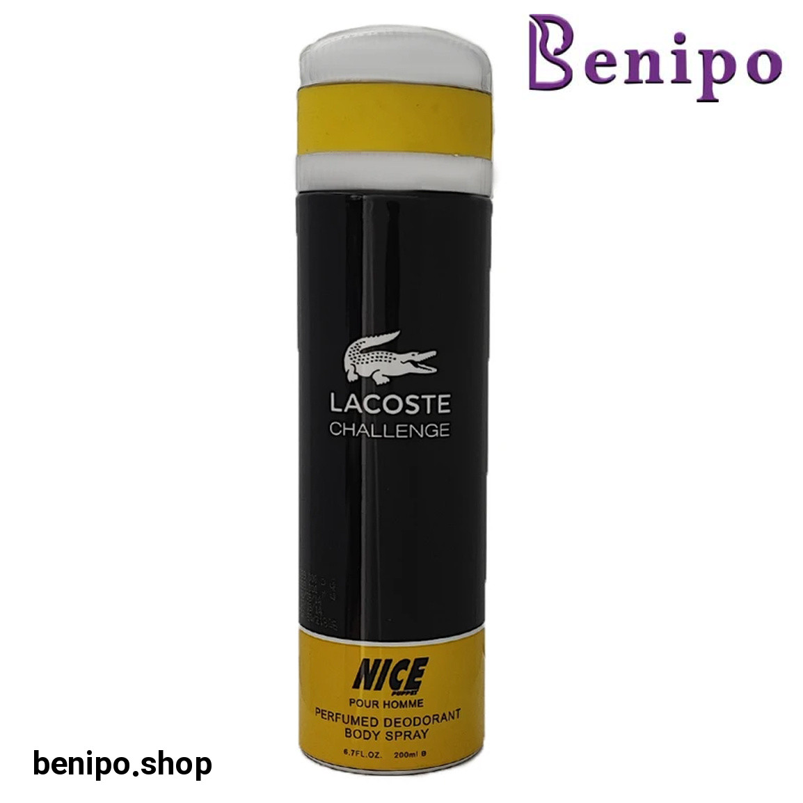 اسپری بدن مردانه مدل Lacoste Challenge حجم 200 میلی لیتر