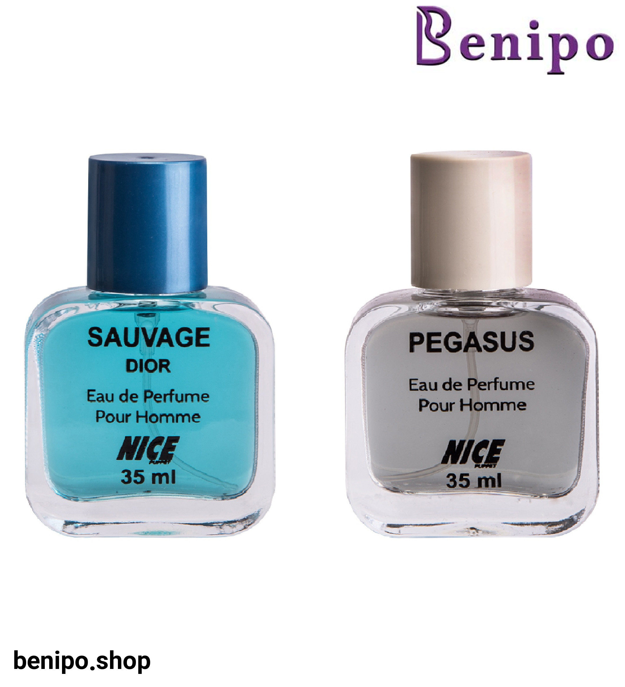 2 عدد عطر جیبی مردانه Pegasus  و  Sauvage Dior حجم 50 میل