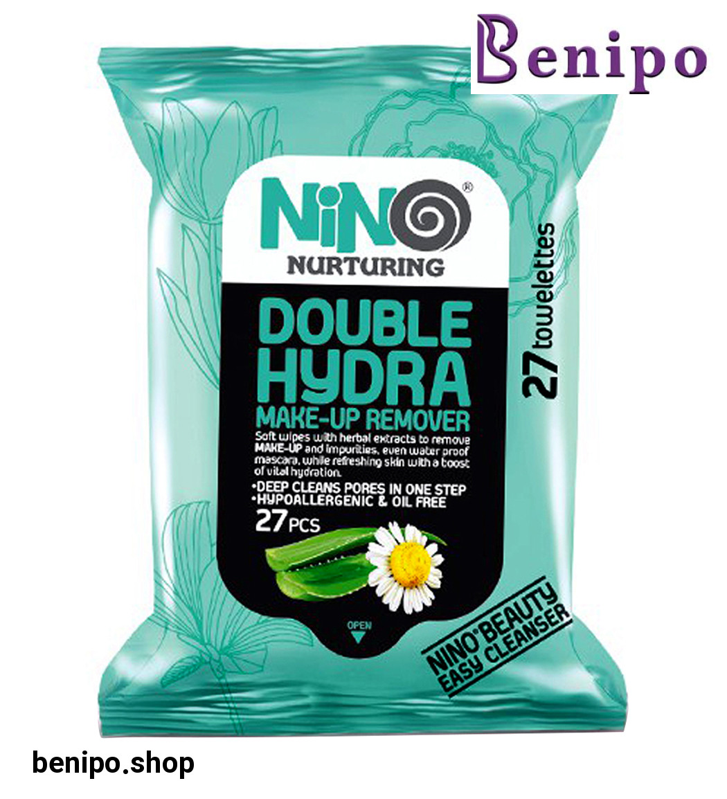 دستمال مرطوب آرایش پاک کن Double Hydra بسته 27 عددی