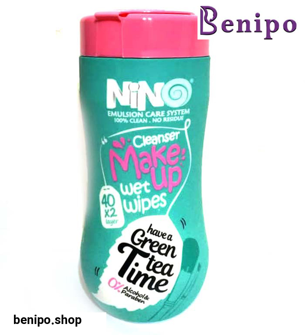 دستمال مرطوب آرایش چای سبز