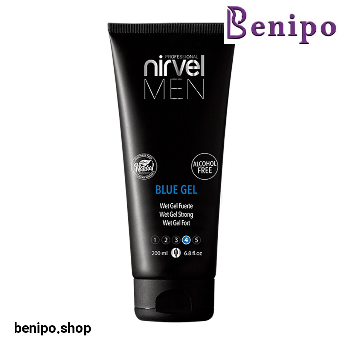 ژل مو آبی مناسب آقایان حجم 200 میلی لیتر