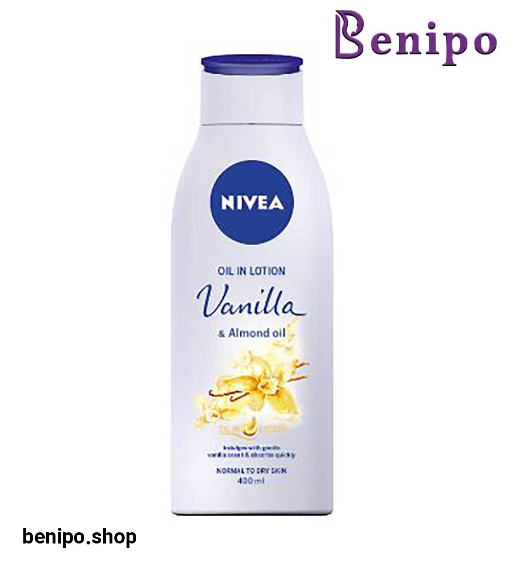 لوسیون بدن مدل Vanilla And almond oil حجم 400 میلی لیتر