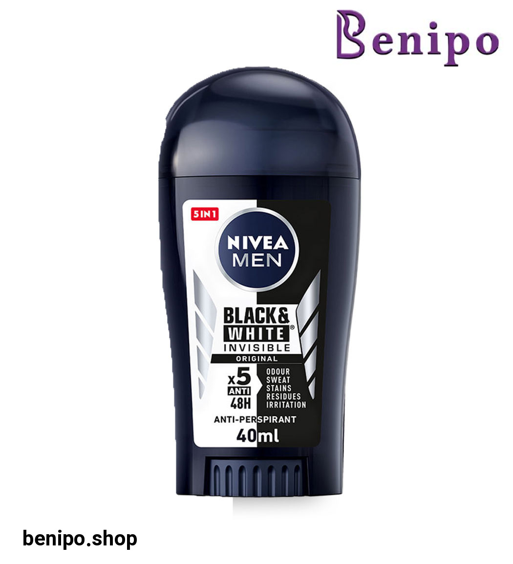 استیک ضد تعریق و ضد لک 48 ساعته مردانه سریInvisible   Black And White  حجم 40میل