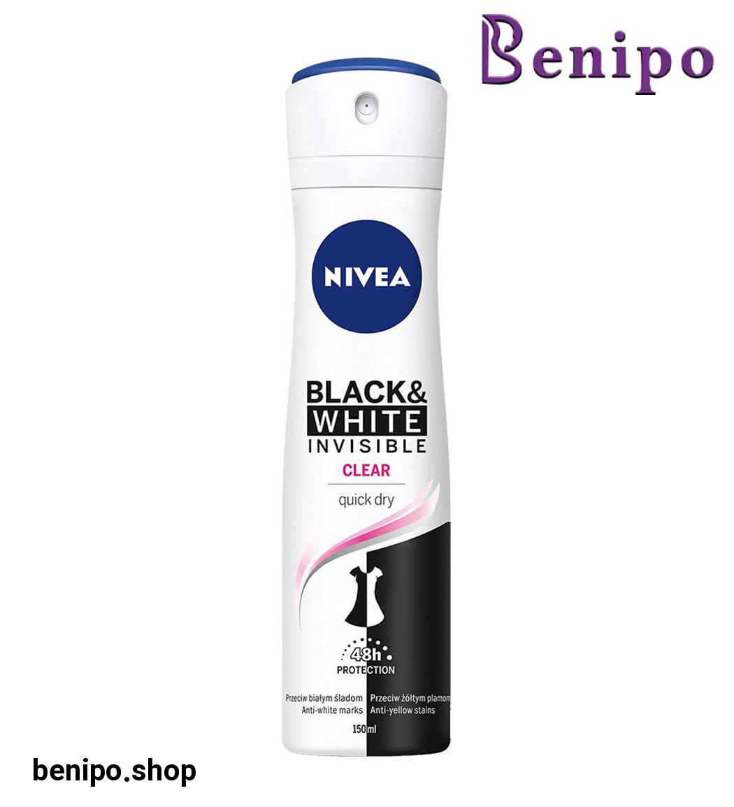 اسپری  زنانه بلک اند وایت کلیر