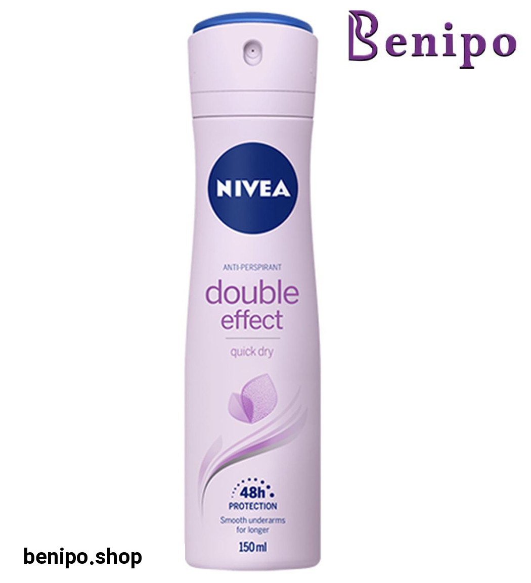 اسپری ضد تعریق زنانه مدل Double Effect حجم 150میل