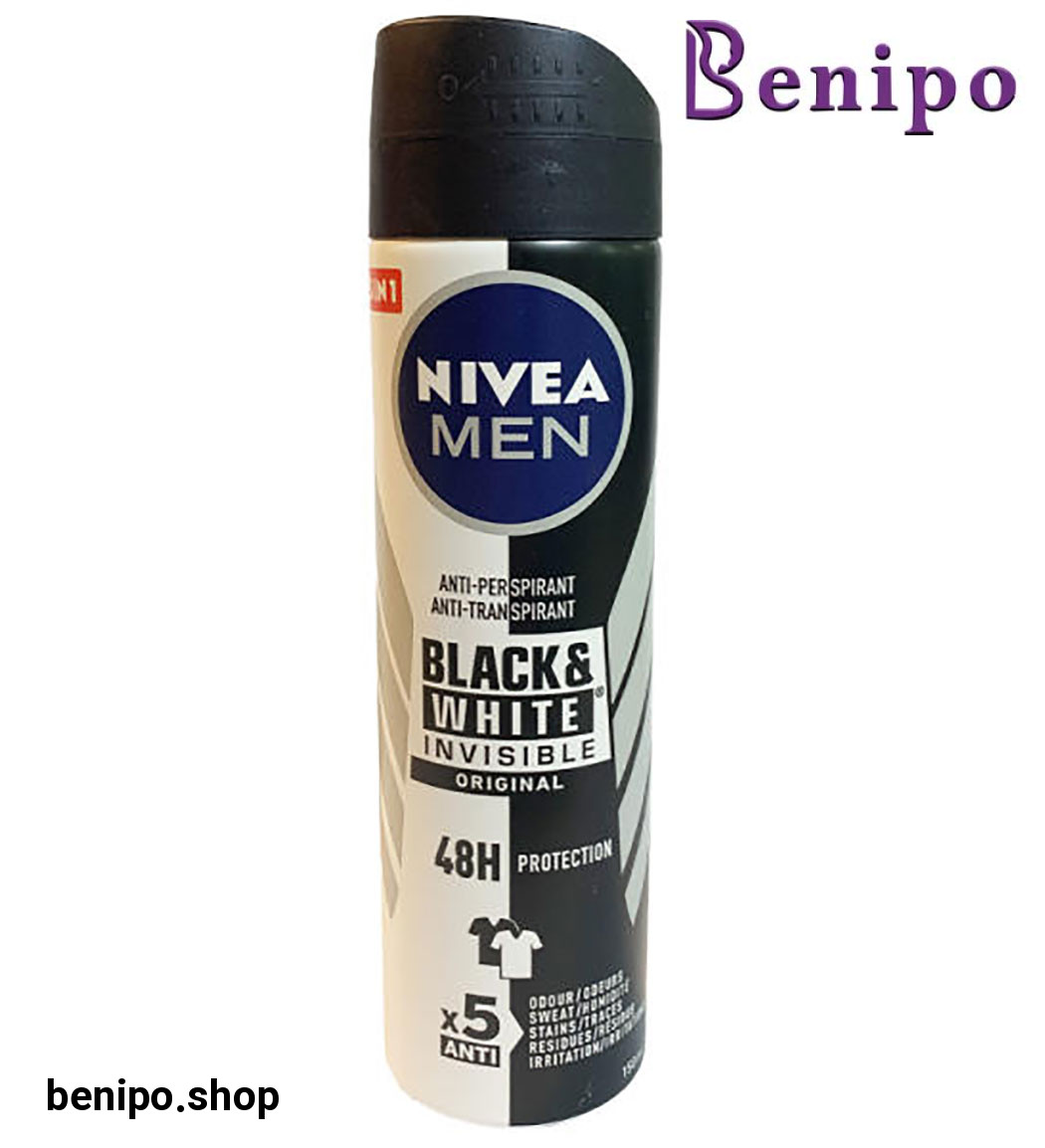 اسپري مردانه اينويزيبل بلک اند وايت