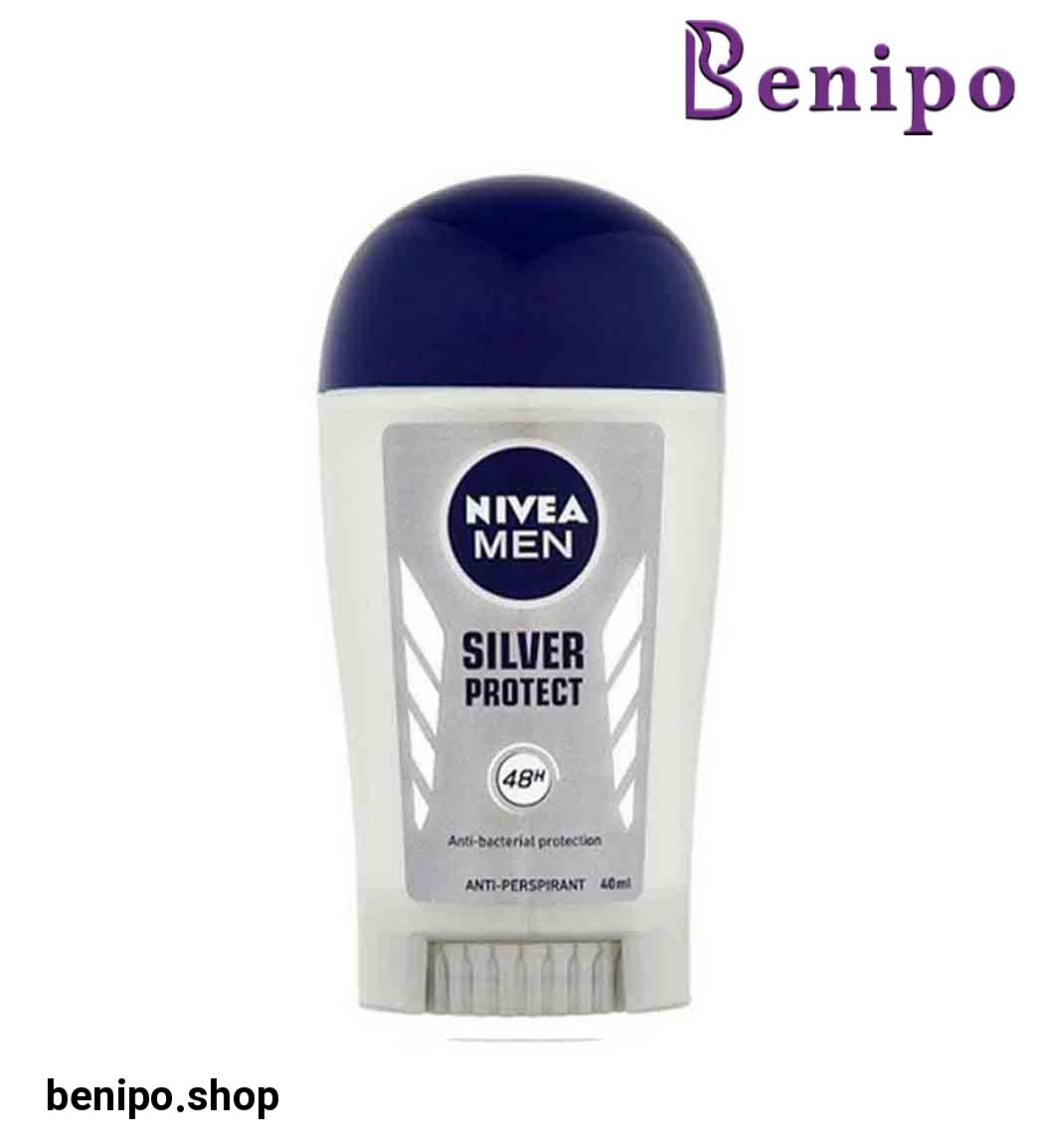 استیک ضد تعریق 48 ساعته مردانه مدل Silver Protect حجم 40 میل