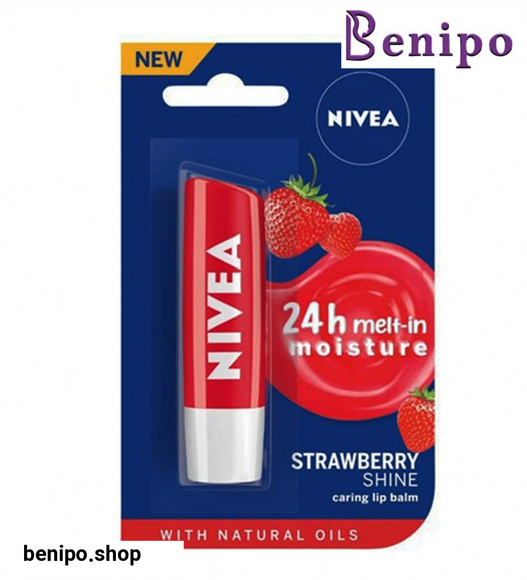 بالم مرطوب کننده لب حاوی عصاره توت فرنگی