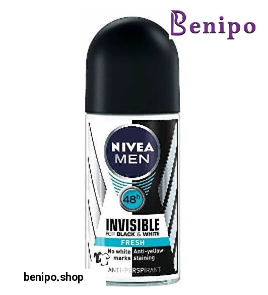 دئودورانت رولی مردانه بلک اند وایت اینویزیبل فرش