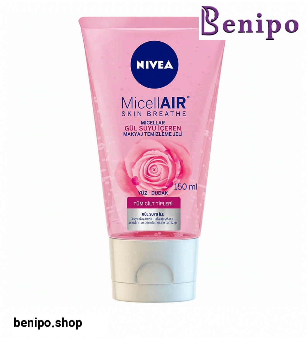 ژل میسلار پاک کننده آرایش و شستشو صورت حاوی عصاره گل رز مناسب انواع پوست حجم 150 میل