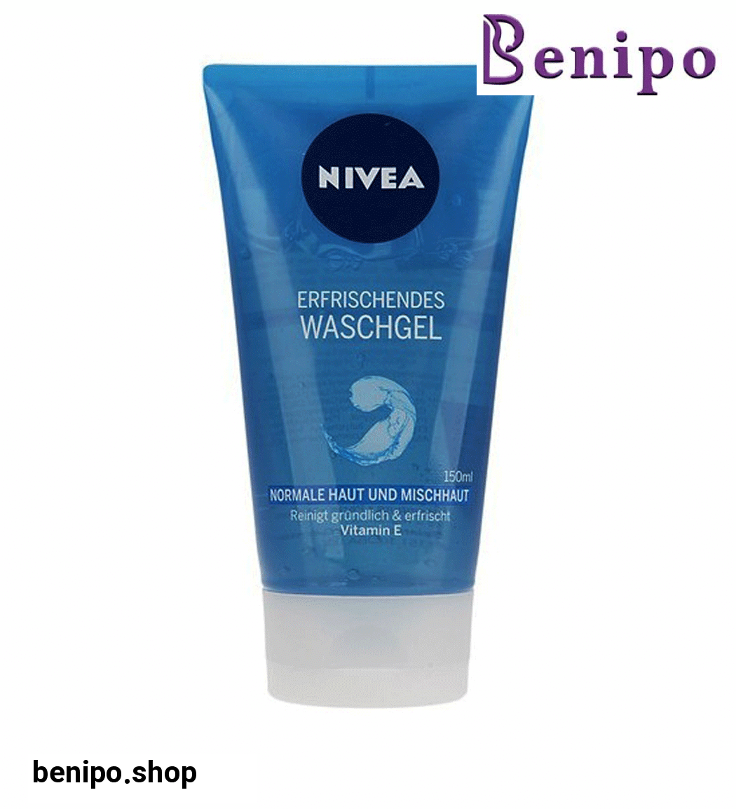 ژل شستشوی صورت حاوی ویتامین E مناسب پوست نرمال و مختلط 150 حجم میل