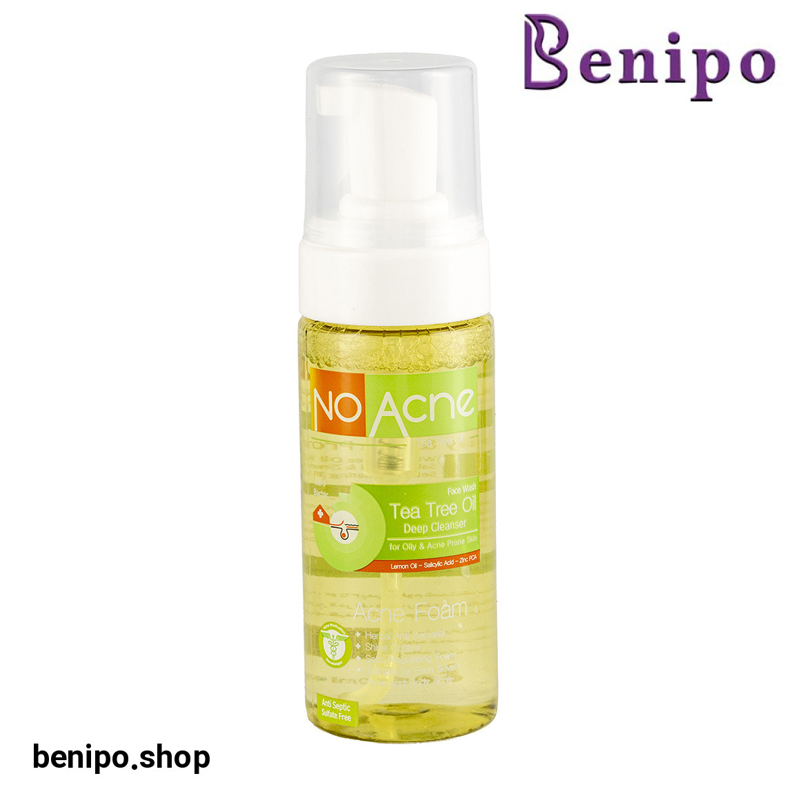 فوم شستشو حاوی عصاره درخت چای مناسب پوست چرب و براق حجم 150 میلی لیتر