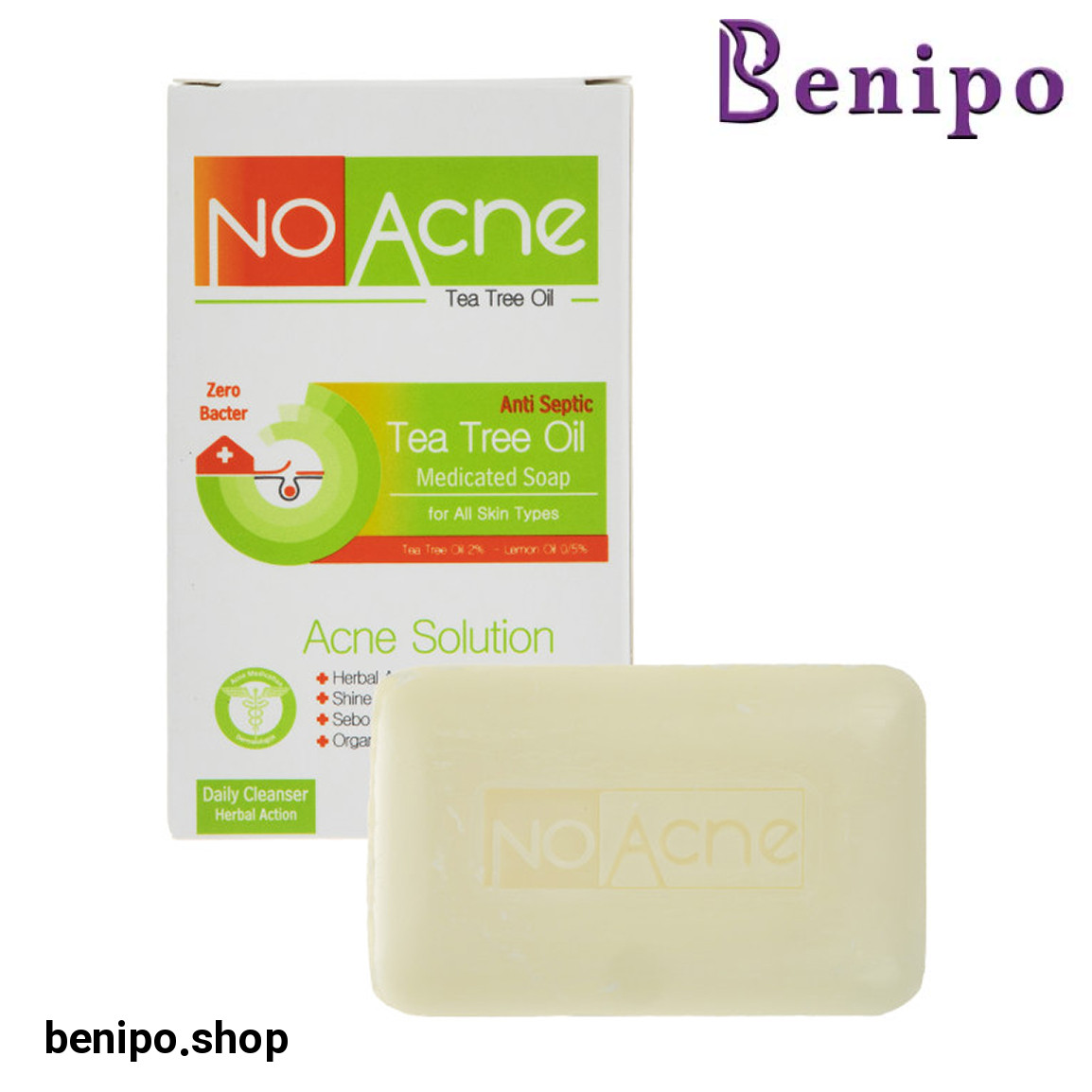 صابون حاوی عصاره درخت چای مناسب انواع پوست وزن 100 گرم