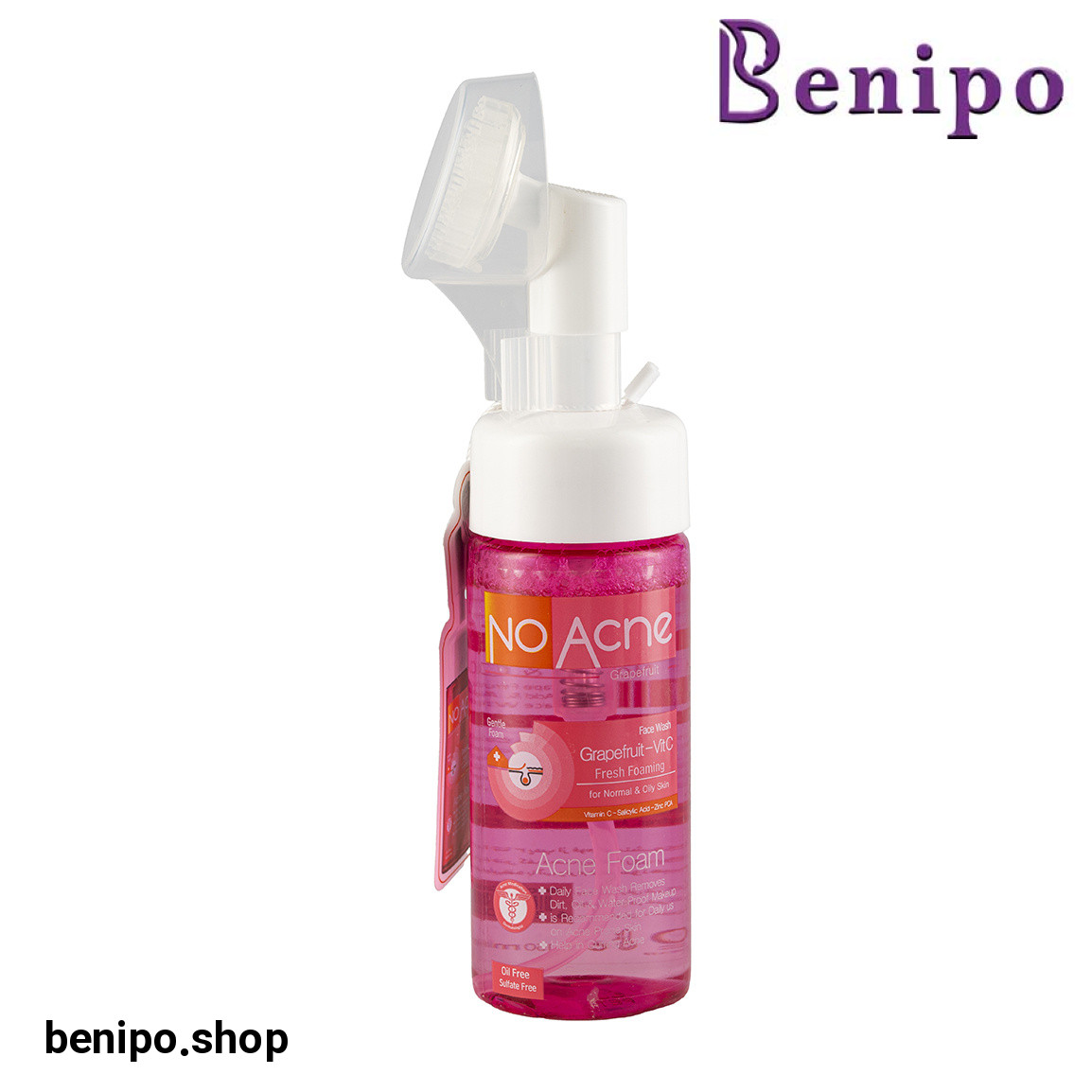 فوم شستشو صورت مدل ویتامین سی همراه مناسب پوست نرمال و چرب حجم 150 میلی لیتر