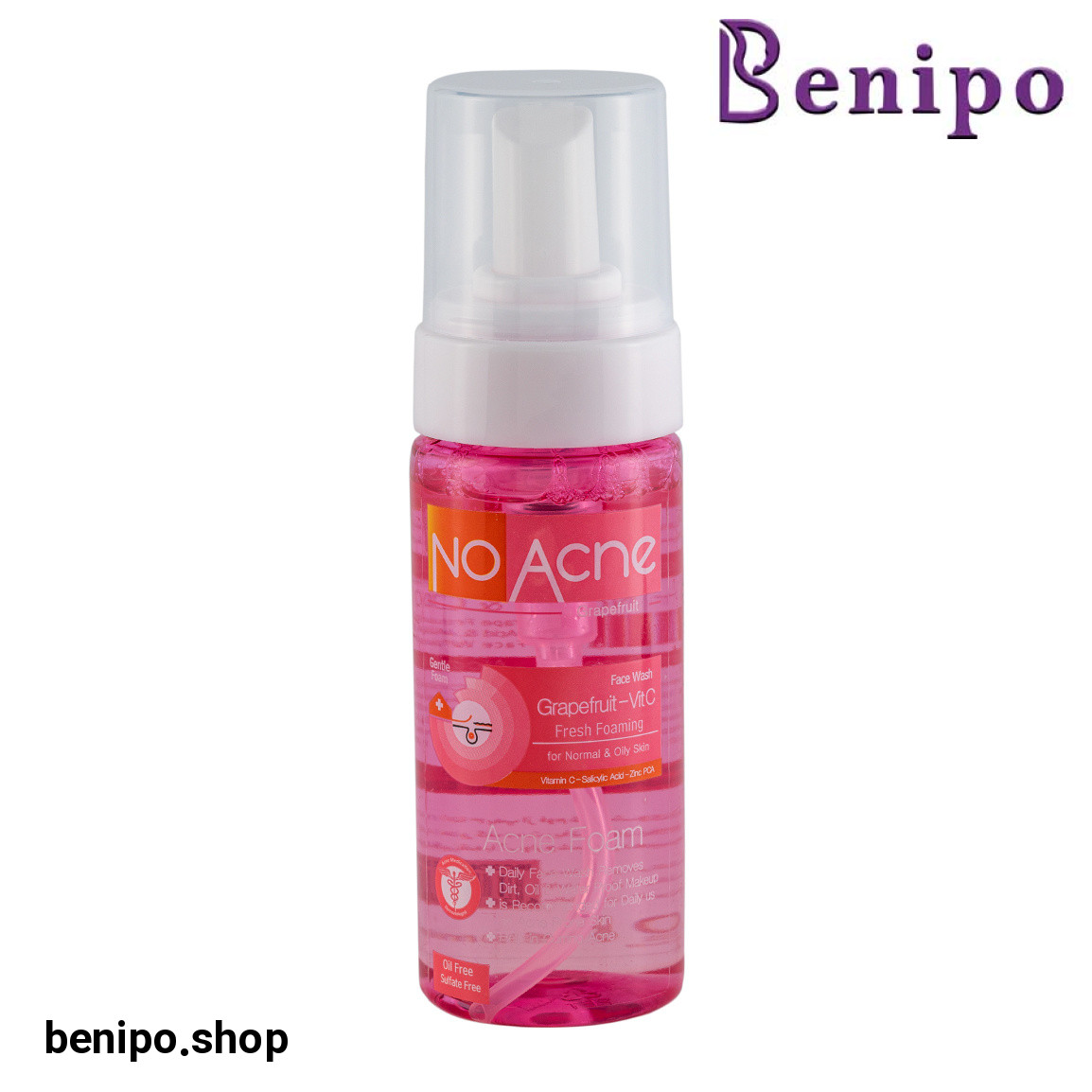 فوم شستشو دارای ویتامین C مناسب پوست نرمال و چرب حجم 150 میلی لیتر