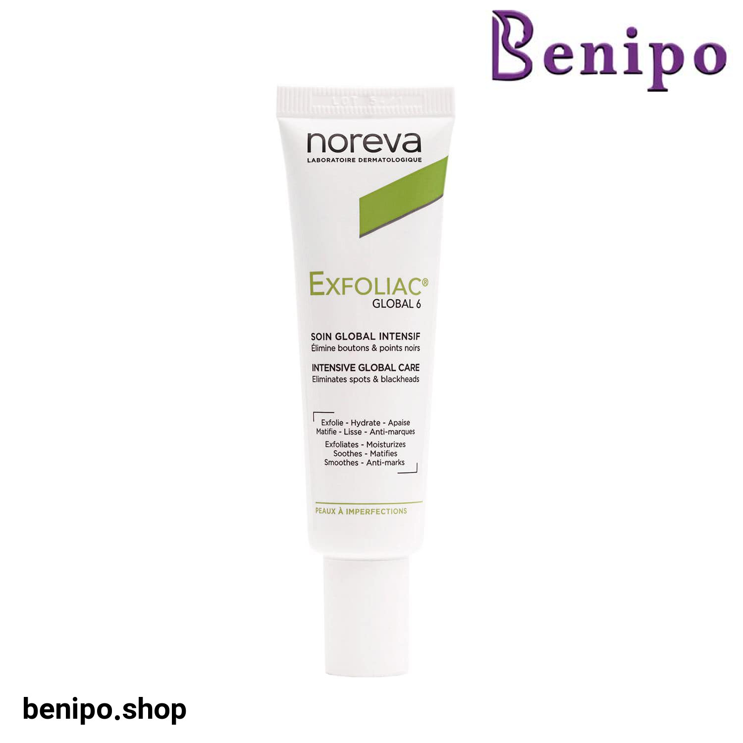 کرم ضدجوش و ضدلک Exfoliac global 6 نوروا