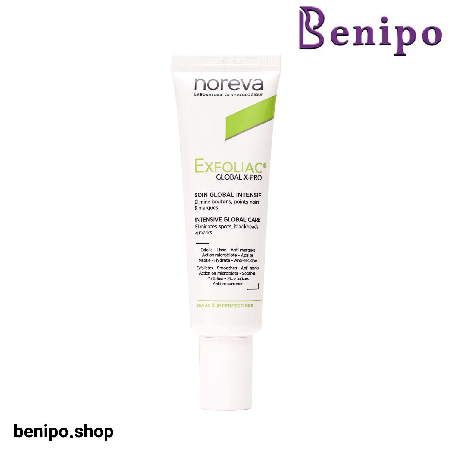 کرم ضد جوش و ضد لک Exfoliac Global X-PRO نوروا