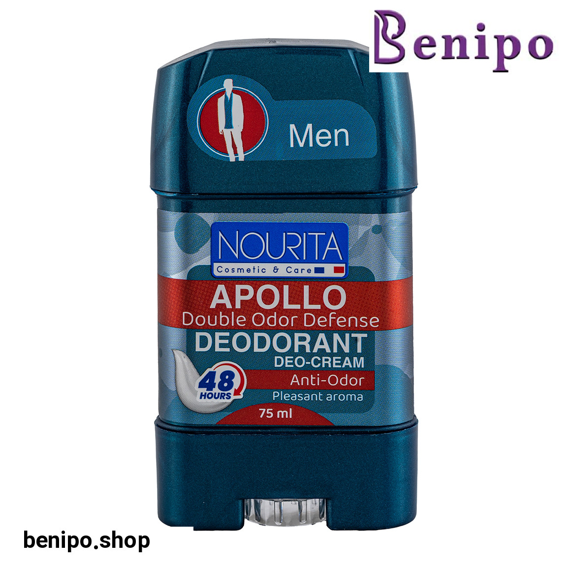 استیک کرمی ضد تعریق مردانه مدل Apollo حجم 75 میلی لیتر