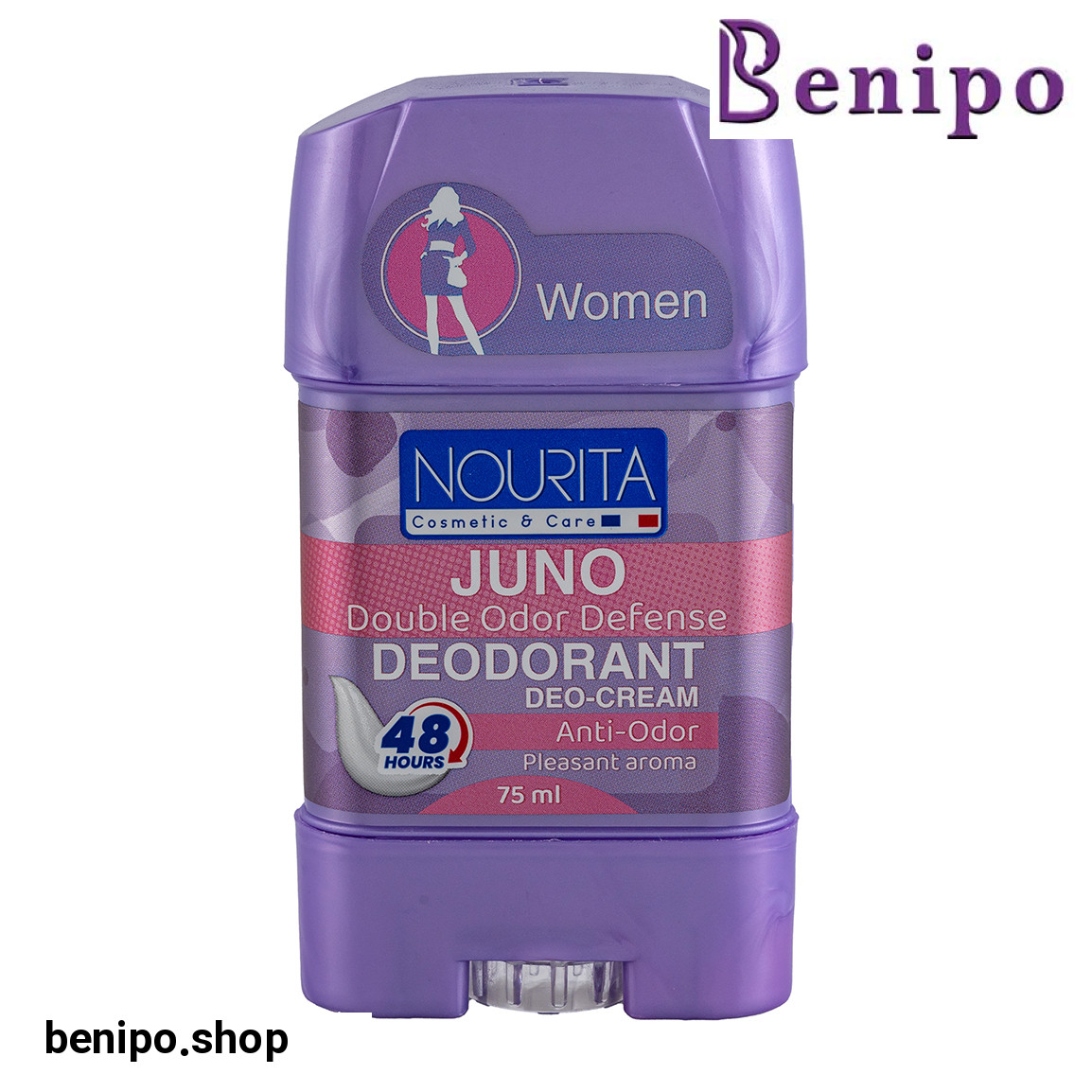 استیک کرمی ضد تعریق زنانه مدل Juno حجم 75 میلی لیتر